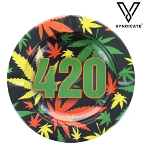 CENDRIER EN METAL 420 RASTA