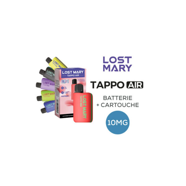 KIT TAPPO AIR 10 mg LOST MARY